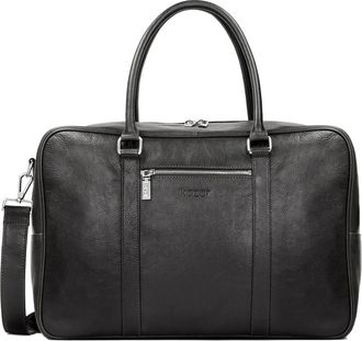 Kazar Tassen, Heren, Zwart, ONE Size, Elegante leren reistas