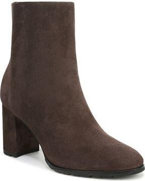 Vince Elora Lugged Plain Toe Bootie in Cacao Brown Suede at Nordstrom Rack, Size 9.5