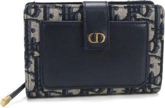 Dior Navy Wallet (Bi-Fold) (Pre-Owned)