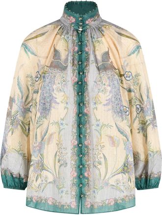 Zimmermann Camicetta in misto cotone color crema Zimmermann Indra Billow