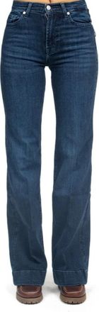7 For All Mankind Jeans Denim Slim Illusion a Zampa - Dames - Regular Fit Jeans - Blauw - W27 - Denim - Jeans