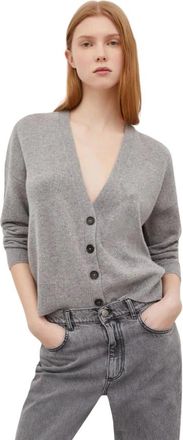 Marella Stijlvol Vest - Dames - Vesten - Grijs - XL - Wol - Truien & Vesten