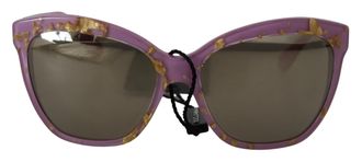 Dolce & Gabbana Purple Acetate Womens Sunglasses