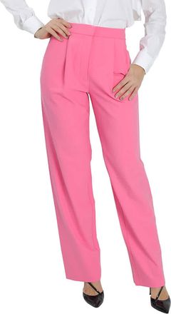 Chinti and Parker Chinti And Parker Ladies Peony Pop Wool-twill Flared Trousers