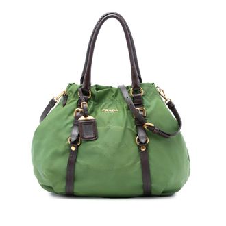 Prada Pre-owned Prada Tessuto Canapa Logo Satchel Ladies KXBG2ZBLPUUGHD5H