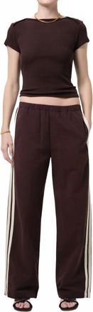 Citizens Of Humanity Aurora Track Pant In Chocolate