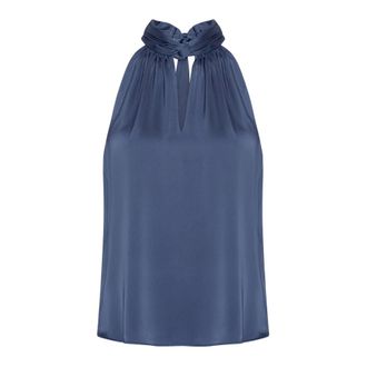 Karmamia Topjes - Dames - Tops - Blauw - Maat: L/Xl