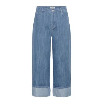 Soaked In Luxury Dames, Jeans, Blauw, Maat: 2XL Denim