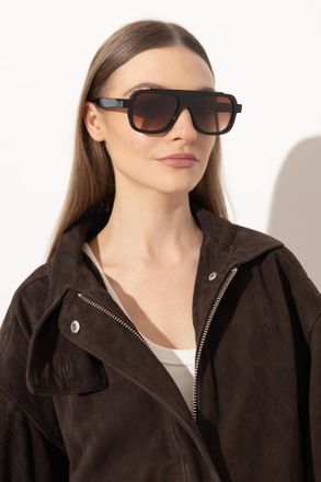 Thierry Lasry Positivy Sunglasses, Unisex, Black