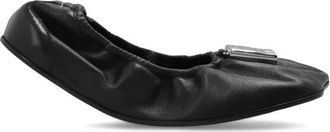 Maison Margiela Leren Ballerinas met Hanger - Dames - Ballerinas - Zwart - 36 EU - Leer - Schoenen