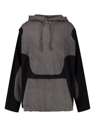 Lueder Armour two-toned hoodie - unisex - Cotton - L - Grey