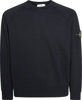 Stone Island Crewneck Embroidered Patch Sweatshirt