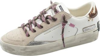 Crime London SK8 Deluxe - Dames - Sneakers - Wit - 40 EU - Schoenen