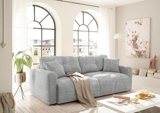 ED EXCITING DESIGN Schlafsofa »Bullet« mit Bettkasten & 2 Zierkissen