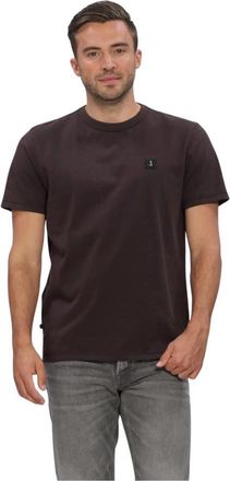 Butcher of Blue Heren Polos T-shirts Army Tee - Heren - T-shirts - Bruin - XL - Linnen - Tops