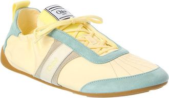 Chlo&eacute; Kick Nylon & Suede Sneaker