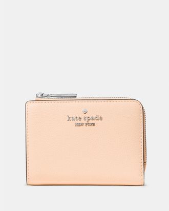 Kate Spade New York Womens Small L-Zip Wallet - Yellow - One Size