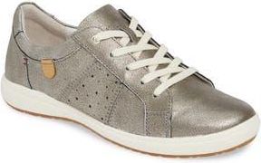Josef Seibel Caren 01 Sneaker in Platin Metallic Leather at Nordstrom Rack, Size 10-10.5Us / 41Eu