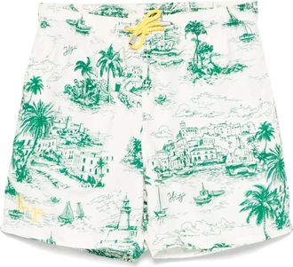 MC2 Saint Barth graphic-print swim shorts - Neutrals