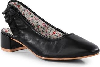 BC Footwear Satchel Slingback Pump in Black at Nordstrom, Size 10