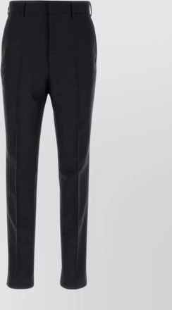 Prada tailored wool blend pants with front crease