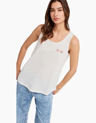 Roxy Womens Roxy Womens Saturdaze Tank Top Vest - White - Size: 10/8