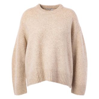 Jcsophie Ronde hals gebreid - Dames - Ronde hals truien - Beige - S - Truien & Vesten