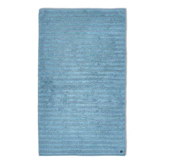 Tom Tailor Alfombra de baño con estructura hecha a mano - azul 70x120 cm