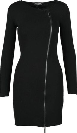 Costume National Moderne Jurk voor Vrouwen - Dames - Korte kleedjes - Zwart - S - Polyester - Kleedjes
