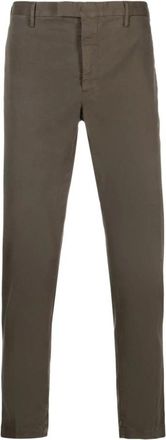 Pantaloni Torino Bruine Slim Chino Broek - Heren - Slim Fit Broeken - Bruin - 3XL - Katoen - Broeken