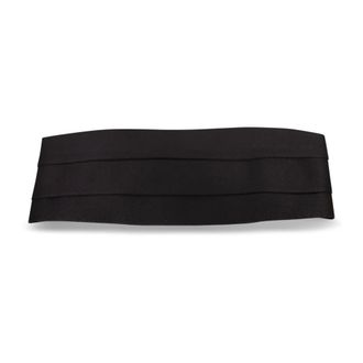 Tom Ford Belts, male, Black, Size: XL Grosgrain Cummerbund