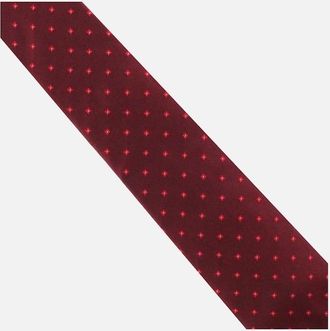 Dunhill Mens Dunhill Tie - Red - Size: ONE size