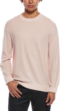 Vince Geo Jacquard Wool & Cashmere Crewneck Sweatshirt