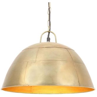 vidaXL Lampada Industriale Vintage 25 w Ottone Rotonda 41 cm E27 - Vidaxl