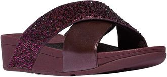FitFlop Fitflop Lulu Crystal Mix Metallic Cross Slide