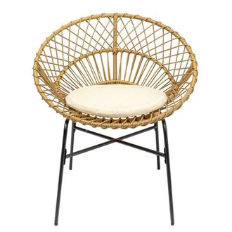 Kare Design Silla de jard&iacute;n marr&oacute;n