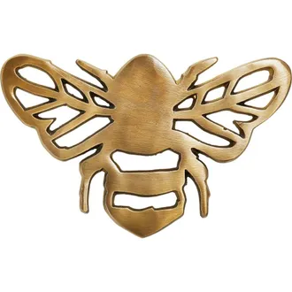 Tag Bee Trivet Brass Aluminum Everyday in Gold at Nordstrom