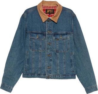 One Of These Days Lined Trucker Jacket - Heren - Spijkerjassen - Blauw - M - Katoen - Jassen