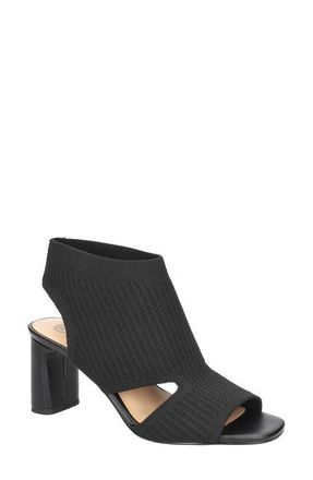 Bella Vita Mira Stretch Knit Sandal in Black Knit at Nordstrom, Size 7.5