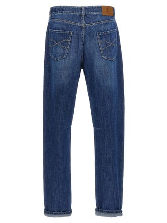Brunello Cucinelli Cotton Denim Jeans - Blue