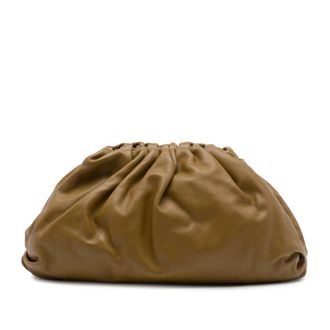 Bottega Veneta Pre-owned Bottega Veneta Lambskin The Pouch Ladies PWM90HVDXAG48QIS