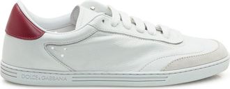 Dolce & Gabbana White Lace Up Sneakers