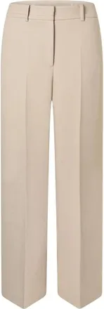 More & More More & More, Broeken, Dames, Beige, 2Xl, Wijde broek