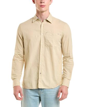 Gas Linen-Blend Shirt