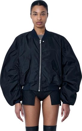 Rick Owens Oversized Bomberjack - Dames - Bomber jackets - Zwart - XS - Nylon - Jassen