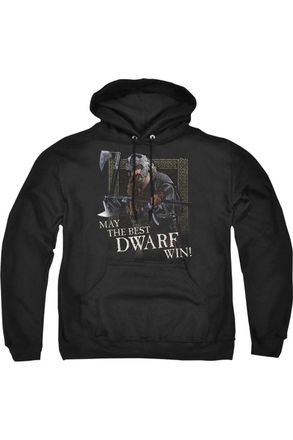 Gildan Lord Of The Rings The Best Dwarf Adult Pull Over Hoodie / Hooded Sweatshirt