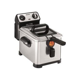 T-fal Freidora Semiprofesional 4l 3000w Acero Inoxidable/negro - Fr519170 - Tefal
