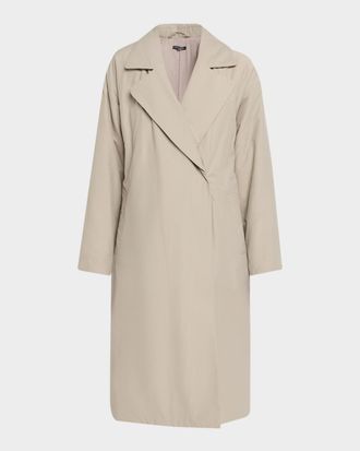 Eileen Fisher Lightweight Padded Trench Coat