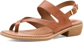 S&ouml;fft Nessie Womens Sandals Cognac : 9.5 B - Medium, Faux Leather