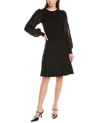 Nanette Lepore Chiffon Sleeve Sweaterdress